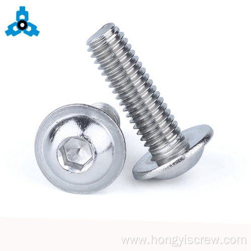 Hex Socket Flanged Button Head Screws With Collar